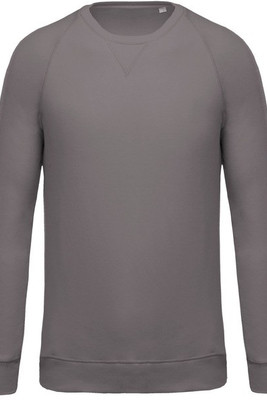 Kariban K480 - Men's organic round neck sweatshirt with raglan sleeves