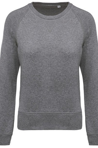 Kariban K481 - Womens organic round neck sweatshirt with raglan sleeves
