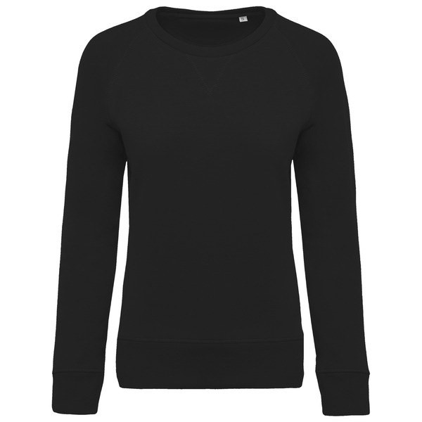 Kariban K481 - Felpa da donna organica girocollo con maniche raglan