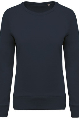 Kariban K481 - Sweatshirt BIO de senhora com decote redondo e mangas raglan