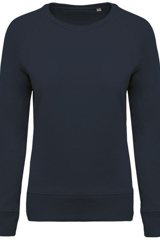 Kariban K481 - Womens organic round neck sweatshirt with raglan sleeves