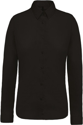 Kariban K510 - Langärmelige Popeline-Bluse