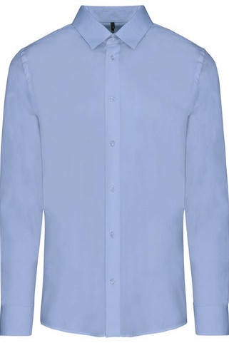 Kariban K513 - Herenoverhemd in popeline met lange mouwen