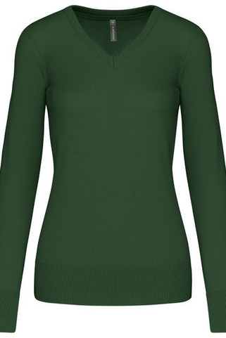 Kariban K966 - Pull Femme Col V en Coton et Acrylique