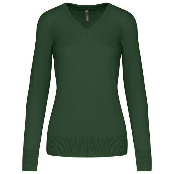 Kariban K966 - LADIES' V-NECK JUMPER