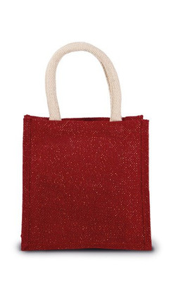 Kimood KI0272 - Jute canvas tote bag - small model