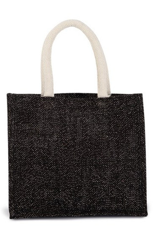 Kimood KI0273 - Sac style cabas en toile de jute - modèle moyen