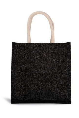 Kimood KI0274 - Sac style cabas en toile de jute - grand modèle