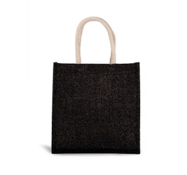 Kimood KI0274 - Sac style cabas en toile de jute - grand modèle