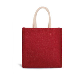 Kimood KI0274 - Jute canvas tote bag - large model