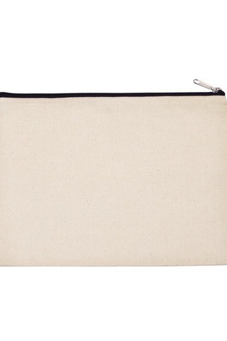 Kimood KI0722 - Pochette en coton canvas - grand modèle