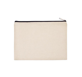 Kimood KI0722 - Pochette en coton canvas - grand modèle