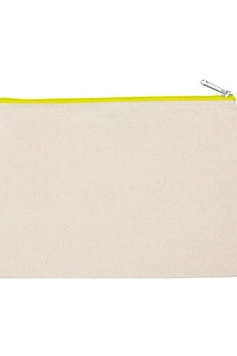 Kimood KI0722 - Pochette en coton canvas - grand modèle