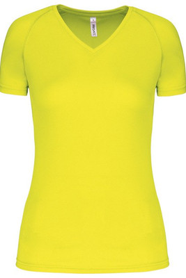 Proact PA477 - T-shirt de sport manches courtes col v femme