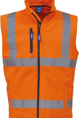 Yoko YHV006 - Hi-Vis Softshell Gilet