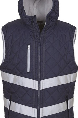 Yoko YHV007 - Hi-Vis Kensington hoodied gilet