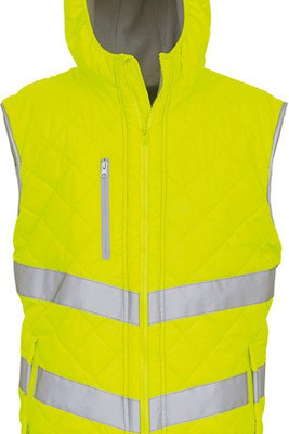 Yoko YHV007 - Hi-Vis Kensington hoodied gilet