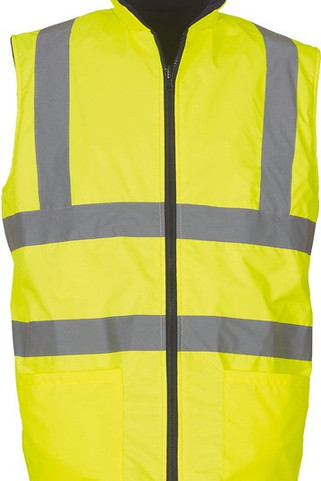 Yoko YHV008F - Bodywarmer réversible haute visibilité