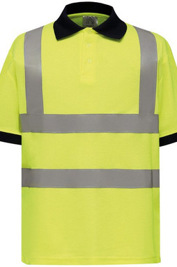 Yoko YHVJ210 - Hoge zichtbaarheid poloshirt met korte mouwen