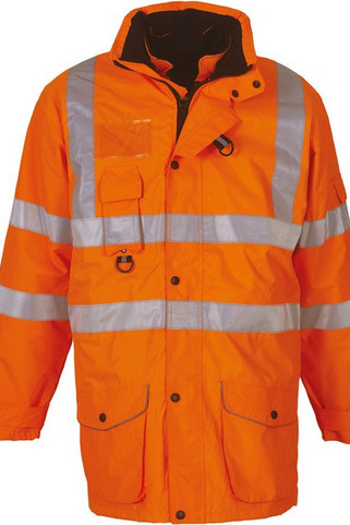 Yoko YHVP711 - Hi-Vis Multi-Functional 7-in-1 Parka
