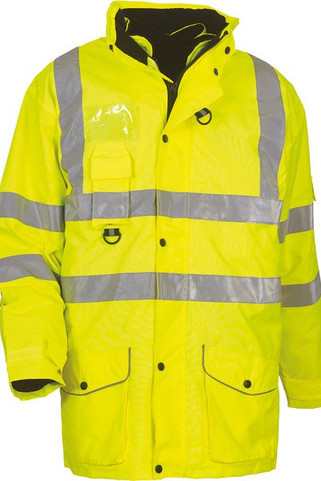 Yoko YHVP711 - Hi-Vis Monitoiminen 7-in-1 Parka