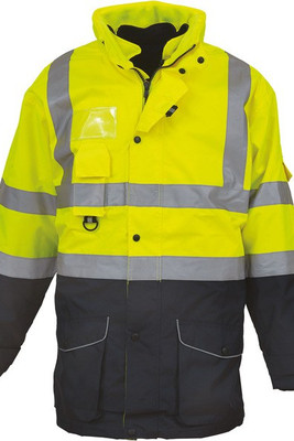 Yoko YHVP711 - Hi-Vis Multi-Functional 7-in-1 Parka