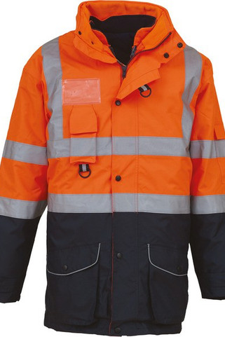 Yoko YHVP711 - Hi-Vis Multi-Functional 7-in-1 Parka