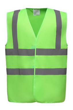 Yoko YHVW100 - Enhanced Visibility Safety Vest with Reflective Strips
