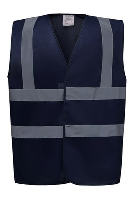 Yoko YHVW100 - Enhanced Visibility Safety Vest with Reflective Strips
