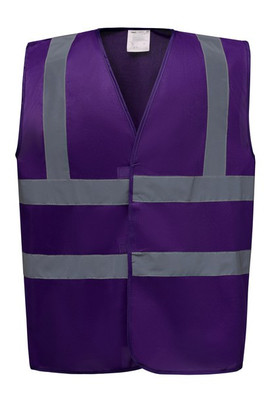 Yoko YHVW100 - Enhanced Visibility Safety Vest with Reflective Strips