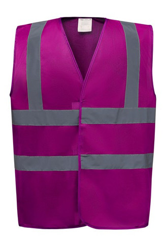 Yoko YHVW100 - Enhanced Visibility Safety Vest with Reflective Strips