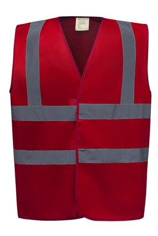 Yoko YHVW100 - Enhanced Visibility Safety Vest with Reflective Strips