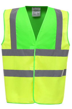 Yoko YHVW100 - Enhanced Visibility Safety Vest with Reflective Strips