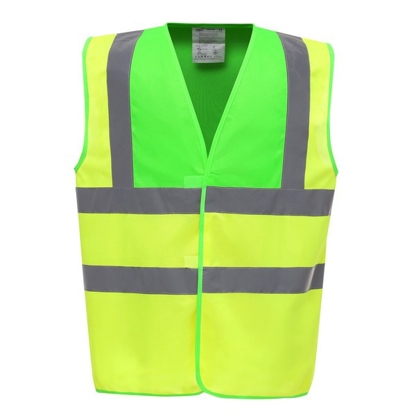 Yoko YHVW100 - Enhanced Visibility Safety Vest with Reflective Strips