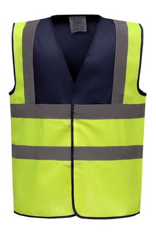 Yoko YHVW100 - Enhanced Visibility Safety Vest with Reflective Strips
