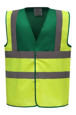 Yoko YHVW100 - Enhanced Visibility Safety Vest with Reflective Strips