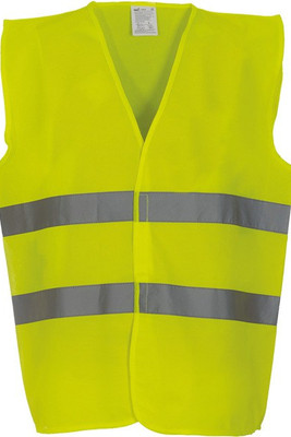 Yoko YHVW102 - Hi-Vis 2 Bands Waistcoat