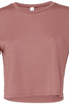 Bella+Canvas BE8882 - Women's Flowy Cropped Tee
