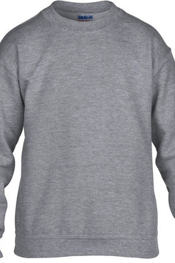 Gildan GI18000B - ZWARE GEMÊLEERDE KINDERSWEATER MET RONDE HALS