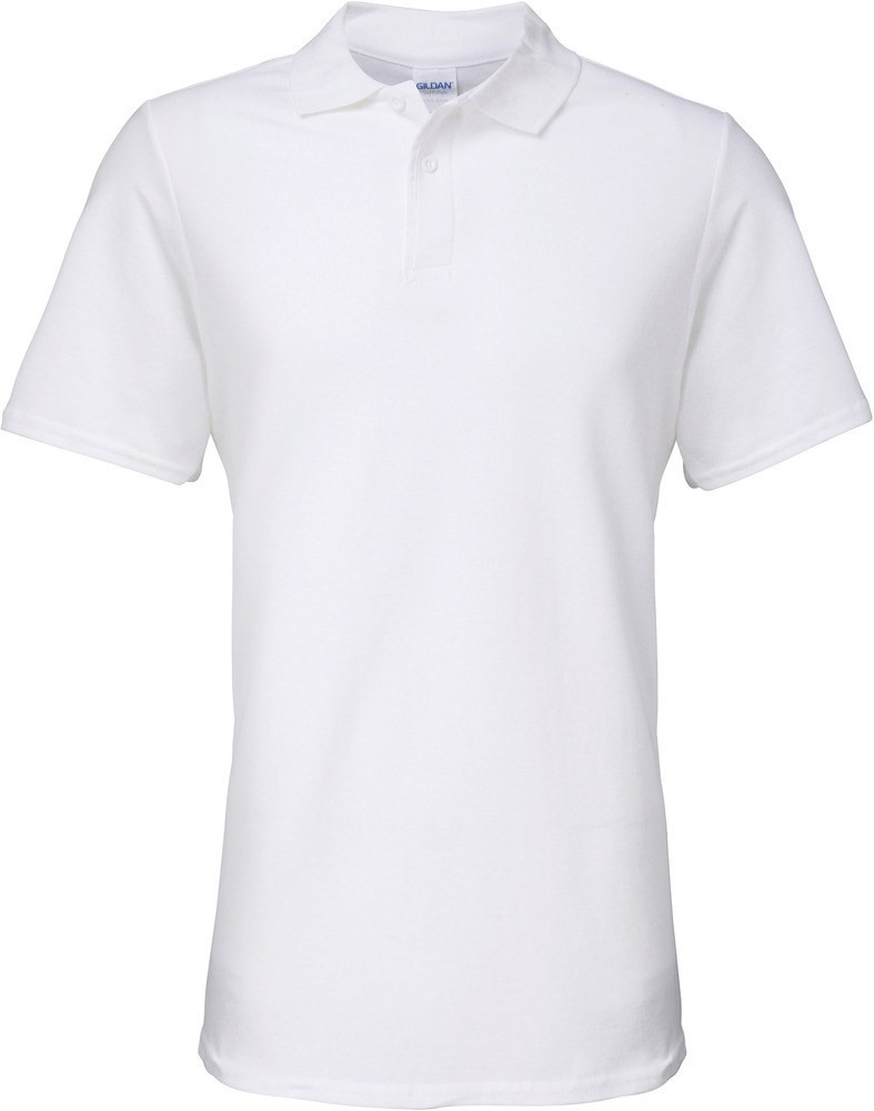 Gildan GI64800 - Polo da uomo in doppio piquet Softstyle - Bianco | Wordans  Italia
