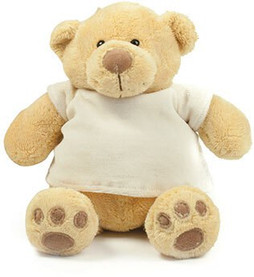 Mumbles MM21 - Kuschelweicher Plüschbär mit Velour-Shirt