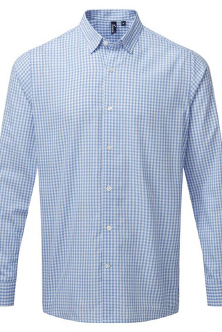 Premier PR252 - Large check gingham shirt