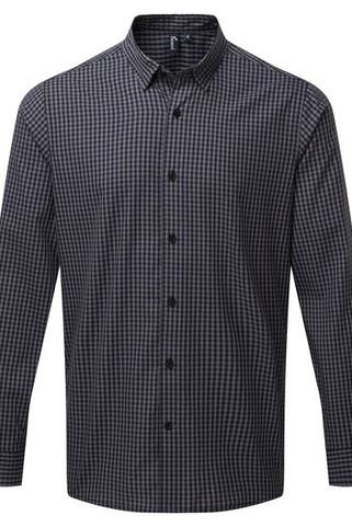 Premier PR252 - Large check gingham shirt