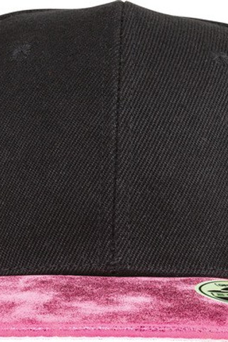 Result RC087X - Bronx Glitter Snapback Cap with Recycled Visor