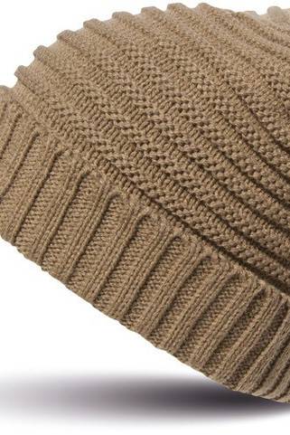 Result RC376X - Geflochtene Herrenmütze mit Fleece-Innenfutter