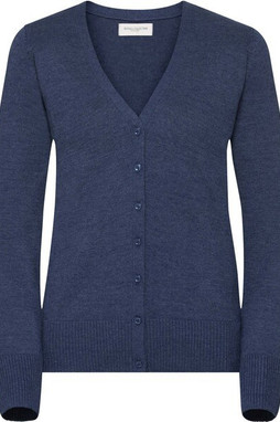 Russell Collection RU715F - Cardigan Moderne en Coton Mélangé