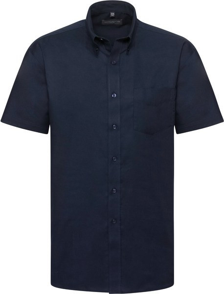 Russell Collection RU933M - Men's Short Sleeve Easy Care Oxford Shirt