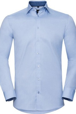 Russell RU964M - LONG-SLEEVED HERRINGBONE SHIRT