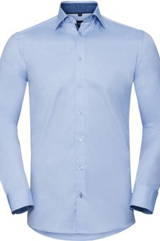 Russell RU964M - LONG-SLEEVED HERRINGBONE SHIRT