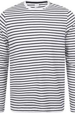 Skinnifit SFM204 - Long-sleeved striped t-shirt